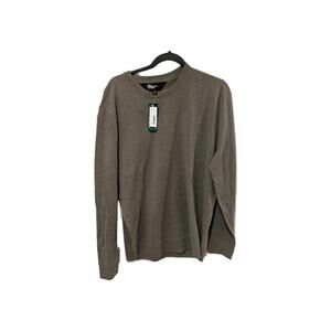 The Commons Fletcher 100% Cashmere Crewneck Dark Green Sweater Size L